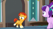 Sunburst happy to see his cutie mark S5E26