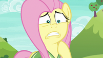 Fluttershy looking very nervous S6E18