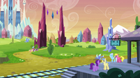 Mane Six enter the Crystal Empire EG