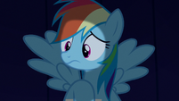 Rainbow Dash listening to Rarity S6E15