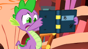 Spike with the ruined book S1E24