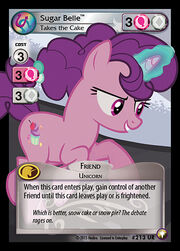 Sugar Belle, Takes the Cake card MLP CCG