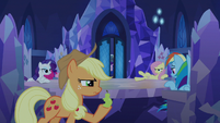 Changeling Applejack hates apples, apparently.