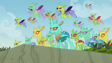 Changelings appear to help Pharynx S7E17