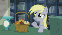 Derpy with a basket of muffins S5E9