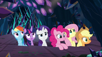 Mane Six break out of Sombra's cage S9E2