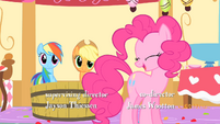 Pinkie Pie 'can't tell you that, silly' S1E25
