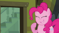 Pinkie Pie pumps a hoof "yes! I'm in!" S02E18