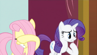 Promotional - Fluttershy and Rarity react to Pinkie's crazy face S3E3