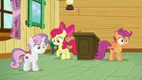 Sweetie Belle and Scootaloo realizes it S6E4