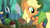 Applejack takes out a bandana S8E13