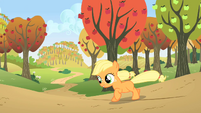 Filly Applejack running home S1E23