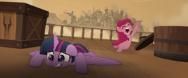 Pinkie Pie "best escape plan ever!" MLPTM