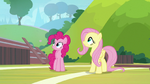 Pinkie and Fluttershy hear Rainbow Dash S9E15