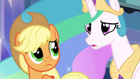 Princess Celestia asks about Sunset Shimmer EG