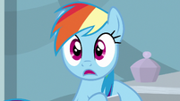 Rainbow Dash in captivated shock S6E13