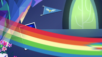 Rainbow hangs Wonderbolt memorabilia S5E3