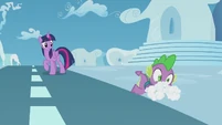 "Whoa!" Still makes me wonder why Spike doesn't have wings even though he's a dragon.