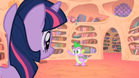 Spike goes to fetch the book S1E24