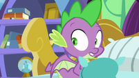 Spike notices Twilight in his room S8E24