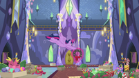 Twilight decorates the Castle of Friendship MLPBGE