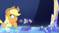 Applejack thinking about the Hollow Shades S7E26