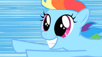 Filly Rainbow Dash big smile S1E23