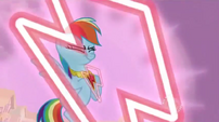 Rainbow Dash Element of Loyalty activated S2E2