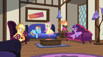 Twilight and friends in Quills and Sofas S7E19