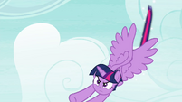 Twilight flying away S4E26