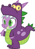 Spike as the dragon