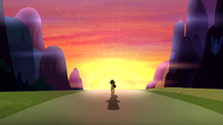 Cheese Sandwich walking into sunset S4E12