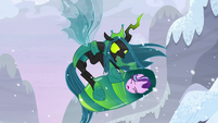 Chrysalis wrapping Starlight in a cocoon S9E24