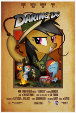 MLP Retro Week Indiana Jones parody poster