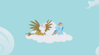 Rainbow Dash and Gilda Shock S1E5