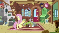 Seems like all Fluttershy's friends are hungry.