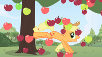 Applejack and raining apples S1 opening