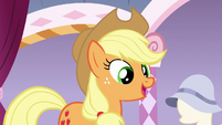 Applejack offers anything to the contest ponies S7E9