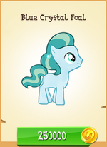 Blue Crystal Foal MLP Gameloft