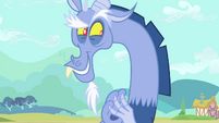Discord smiling mischievously S4E11