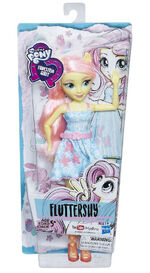 Equestria Girls Classic Style Fluttershy doll packaging