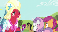 Orchard Blossom "I'm so delighted to meet your little friends" S5E17