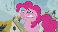 Pinkie feeling pain from chewing the scone S5E8