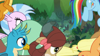 Ponies and students still running through woods S8E9