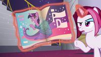 Posh Pony levitating Princess Twilight splash page S5E14