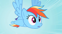 Rainbow Dash flying in her dream S2E07