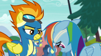 Rainbow Dash hangs her head in shame S6E7