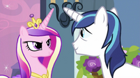 Shining Armor looking at Cadance S2E25