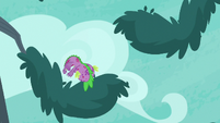 Spike falling on tree branches S8E11