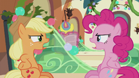AJ and Pinkie "stop saying what I'm saying!" S5E20